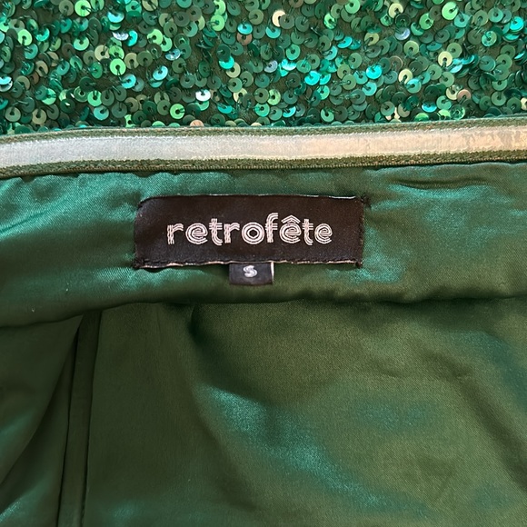 Retrofete Heather Sequin Dress in green - Picture 4 of 4